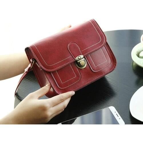 Fashion Solid Color Female Bag 2021 New Spring Women Bags Wholesale Retro Shoulder Messenger Bag Mobile Phone Small Bag