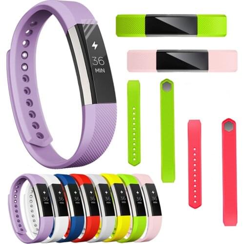 High Quality Soft Silicone Secure Adjustable Band for Fitbit Alta HR Band Wristband Strap Bracelet Watch Replacement Accessories