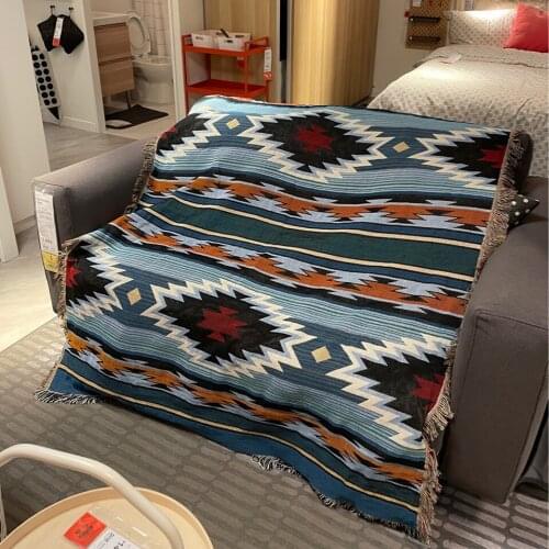 Nordic Leisure throw Blanket Decorative for bed sofa Cover Indian Sofa Towel Picnic Travel mat Bedspread rug Bohemian tapestry
