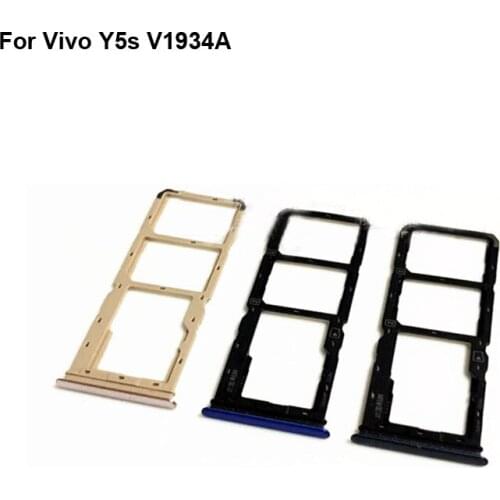 For Vivo Y5s V1934A New Tested Sim Card Holder Tray Card Slot For Vivo Y 5s V1934A Sim Card Holder Replacement Y 5s