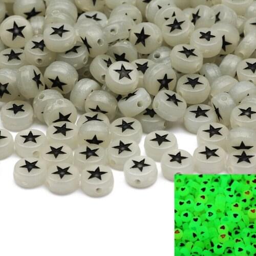 Wholesale 7mm Luminous Round Beads Acrylic Spacer For Jewelry Making Accessories DIY Charms Bracelet Necklac Supplier Findings