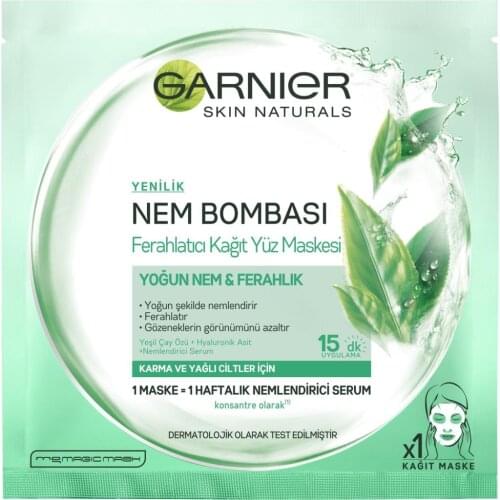 Garnier Moisture Bomb Refreshing Paper Mask 32GR