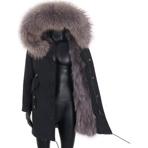 2021 Men Waterproof Parka Real Fur Coat Thick Warm Outerwear Streetwear Winter Jacket Natural Fox Fur Liner Detachable