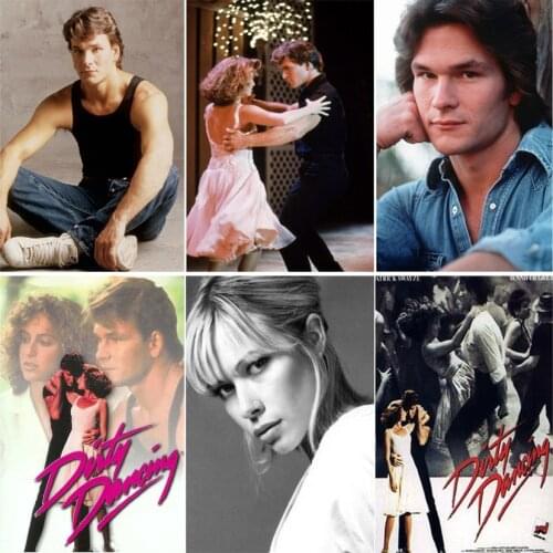 Full Square/Round Drill 5D DIY Diamond Painting "Dirty Dancing Movie Poster" Diamond Embroidery Cross Stitch Home Decor