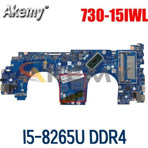 For Lenovo Yoga 730-15IWL laptop motherboard LA-G541P motherboard W/ CPU I5-8265U DDR4 FUR 5B20Z65363 5B20Z65366 Mainboard