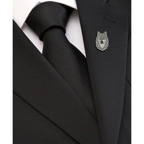 Drop shipping-Wolf Brooch ,Men Suit Brooch,Male Fashion Brooch,Party Brooch,Pet Lovers Gift Idea