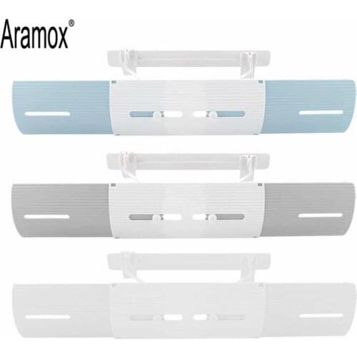 Home Adjustable Air Conditioner Cover Outdoor Anti Direct Blowing Retractable Air Conditioning Wind Shield Deflector Baffle