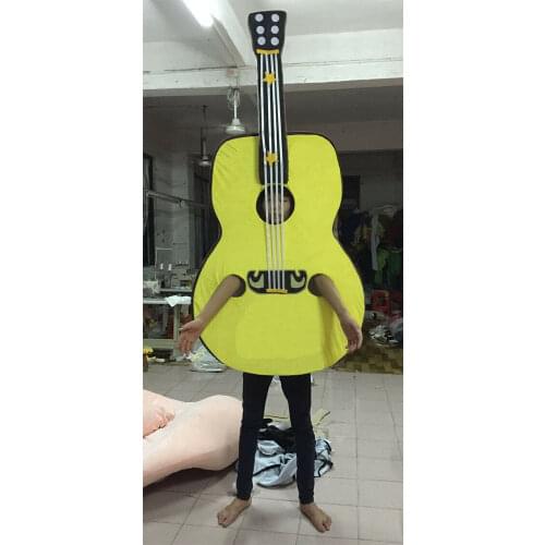 Advertising Guitar Mascot Costume Adult Suits Cosplay Party Game Dress Adults US