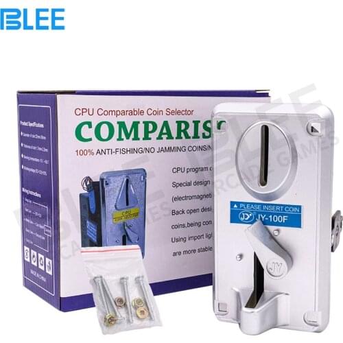 JY-100F CPU Comparative Coin Acceptor Electronic Token Coin Selector Money Validator Currency Receiver for Arcade Machine Parts