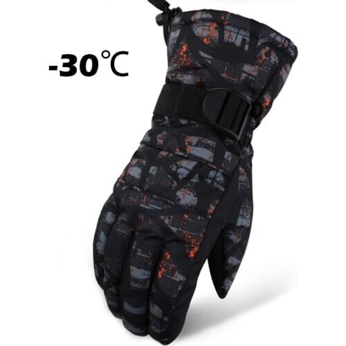 Warm Ski Gloves Ultralight Waterproof Winter Snowboard Snow Gloves Outdoor Cycling Thermal Breathable Gloves for Men Women Kids