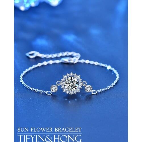 TIFYIN&HONG Bracelets With Diamonds