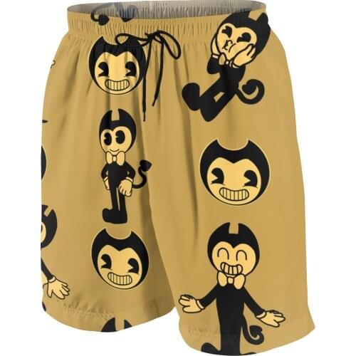 2021 Boy Girl Kids Bendy Toy Shorts Bottoms Summer New Bendy Toy Print Swimming Panties Beach Holiday Shorts