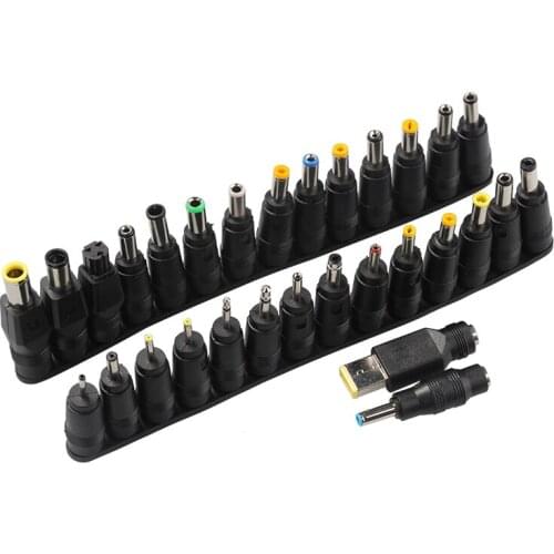 30PCS Universal Laptop DC Power Supply Adapter Connector Plug Laptop Power Adapter Conversion Head High Quality