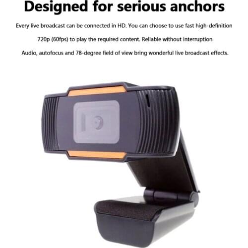 YYDS USB Desktop Computer Webcamera 720P Built-in Mic Free Drive Widescreen Video Calling and Recording Desktop Laptop Webcam