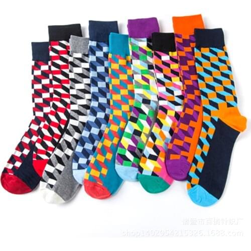 Funny Womens Socks New 2021 Fashion Art Printing Design Hip Hop Casual Happy Men Harajuku Socks Cute Novelty Cotton Female Sock