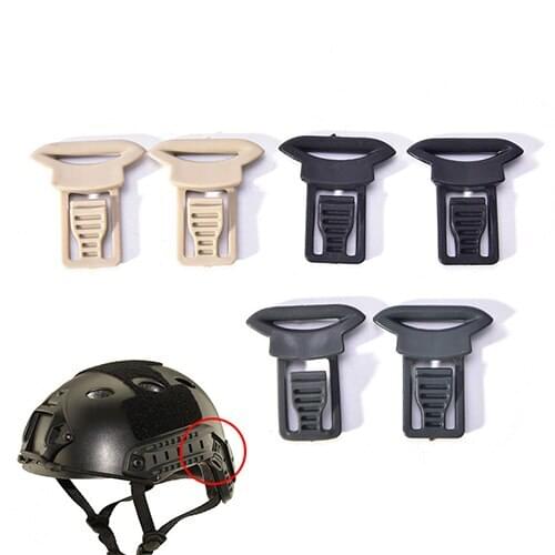 2 Pcs New Helmet Swivel Clips Airsoft Tactical Helmet Accessories Glasses Rail Connecting