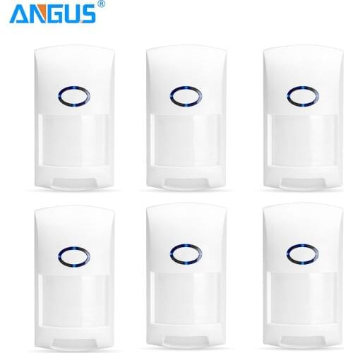 Wireless Infrared Alarm Detector Angus CT60M 433Mhz PIR Motion Sensor Pet Immune Smart Home Alarm Security System 3A battery