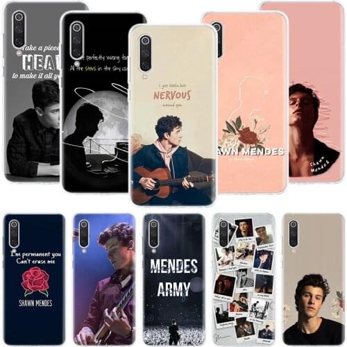 Singer Shawn Mendes Magcon Phone Case For Xiaomi Mi Note 10 11 9 8 10T 9T CC9 A1 A2 A3 5X 6X Pocophone F1 X3 F2 Pro Lite Coque C