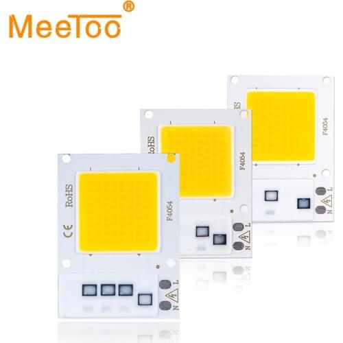 COB LED Chip Lamp Smart IC Driver Easy For DIY LED Floodlight Spotlight Real 10W 20W 30W AC220V 110V Diode Lamps Cold Warm White