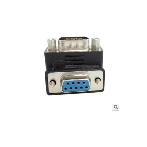 DB-017 recurved DSUB RS232 DB9 pin male serial port adapter 90 of the master tape transfer head screw