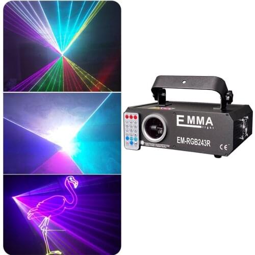 2W 3D Cartoon Effect Disco Laser For Home KTV Night Club Wine Bar Laser Show New RGBWY Party DMX512 Light
