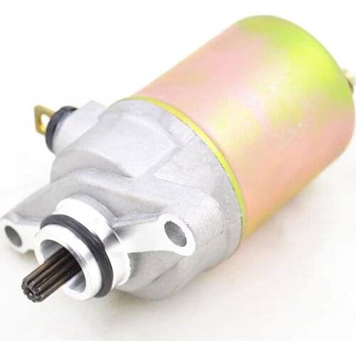 Motorcycle Engine Electric Starter Motor for GY6 50cc 60cc 80cc 139QMB Scooter Moped ATV Go Karts Dirt Bike Cable for Gift