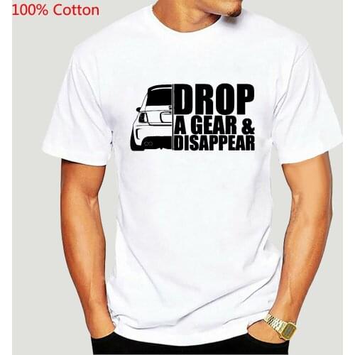 Fiat 500 Abarth Enthusiast 100%Cotton T Shirt Car Turbo Race Gift Retro Sports Drop A Gear-4019A