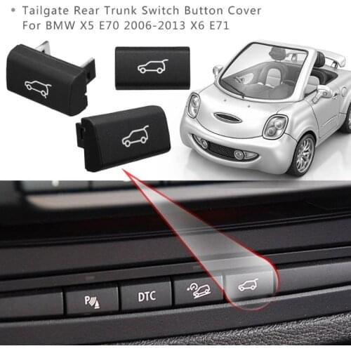 Tailgate Rear Trunk Switch Button Cover for BMW X5 E70 06-13 X6 E71 08-14
