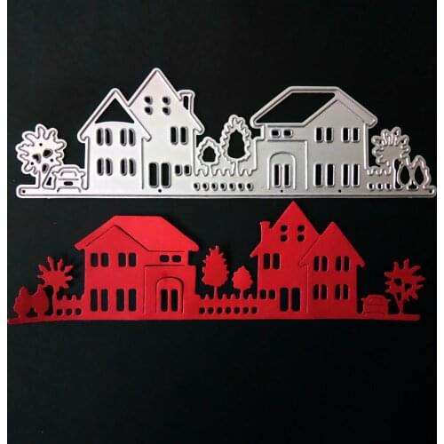 Metal house cutting dies Stencils for DIY Scrapbooking photo album Decorative Embossing DIY Paper Cards