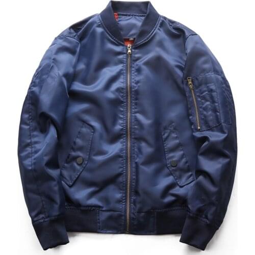 2020 new mens spring and autumn thin flight jacket jacket casual non-hooded air force prime version of military uniforms MY124