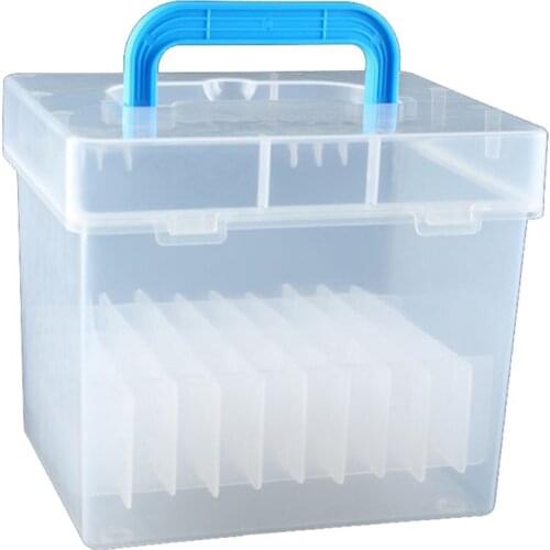 80 Slot Plastic Carrying Marker Case Holder Storage Organizer Box for Paint Sketch Markers-Fits for Markers Pen from 15mm to 18m