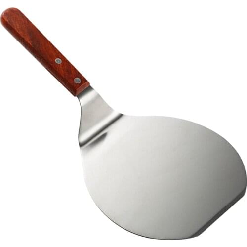 Stainless Cake Lifter Pizza Paddle Lifter For Baking On Pizza Stone Oven & Grill