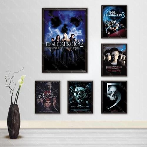 Custom Classic Movie Final Destination Silk Cloth Canvas Poster Home Decoration Wall Art Fabric Poster Print More Size