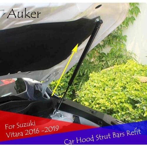 For Suzuki Vitara 2016-2019 Car Front Hood Engine Cover Supporting Hydraulic rod Lift Strut Spring Shock Bars Bracket