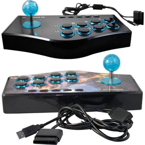 Retro Arcade Game Joystick USB Rocker Game Controller 3 in 1 For PS2/PS3/PC/Android OTG Mobile Phone Android TV Tablet PC TV Box