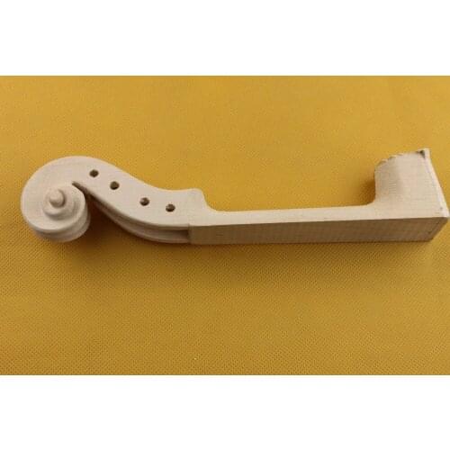 Hand carved Student Maple White Violin Neck 4/4