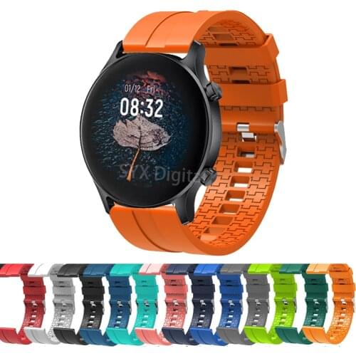 20 22mm Silicone Strap For Haylou RT LS05S/RS3 LS04 Smart Watch Band Metal Bracelets For Xiaomi Haylou LS02 Wristband Correa