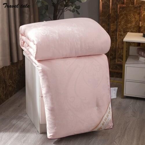 VESCOVO 200*230 Mulberry Silk Quilts Duvet Insert Quilted Comforter King Queen Twin 150*200 Kid Bed Patchwork Blanket Bedspread