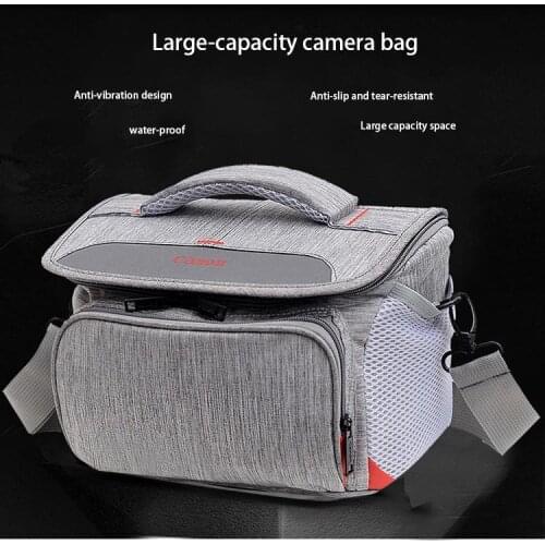 Suitable for 70D700D Canon Digital SLR camera bag Shoulder Nikon waterproof camera bag mens and womens messenger sports bag