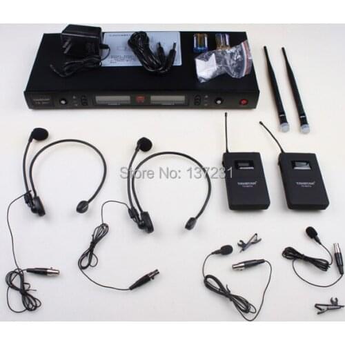 Takstar TS-8807PP UHF Wireless Microphone Dual channel UHF wireless LCD-displays Key lock function reliable sound synthesis