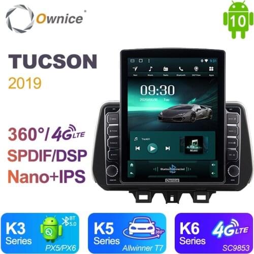Tesla Style 9.7" DSP Android 10.0 2G+32GB Car DVD Player Autoradio 4G LTE GPS Navigation Stereo Radio For Hyundai TUCSON 2019