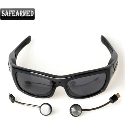 5.0 Mega Pixels Video Recorder & Bluetooth Headset with Polarized Sunglass Lens & Power Auto-saving Mode for Long Standby Time