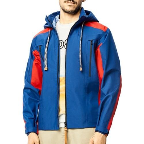 High quality windbreaker water-repellent technical parka jacket for men