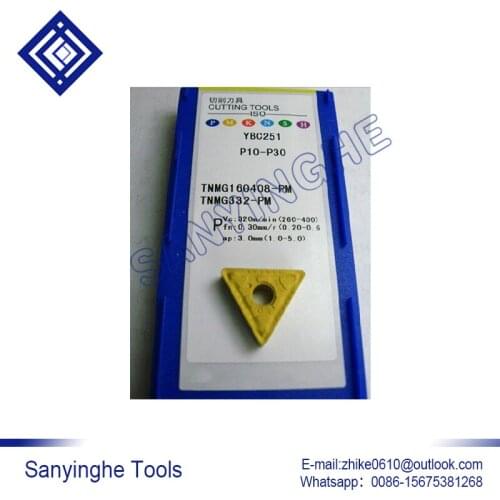 High Quality 10pcs/lots YBC251 TNMG160408-DM CNC Carbide Turning Inserts