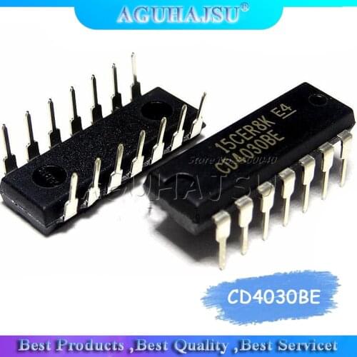 10pcs/lot CD4030BE CD4030 S line four XOR gate DIP14 new original