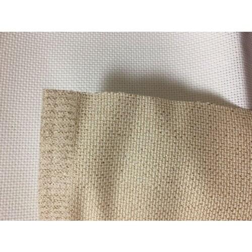 14CT Gold linen Your Best Choice 14CT Cross Stitch Fabric Best Quality Aida Cloth White/Black/Red 50X50cm