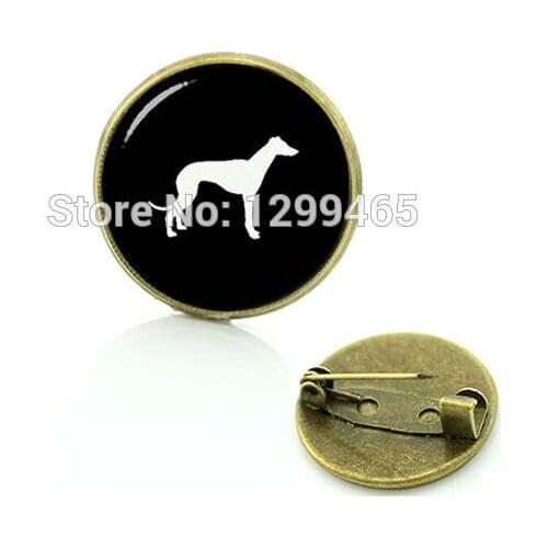 2017 Brooches For Broche Unique Design Greyhound Dog Pin Independent Original Brooches Novelty Interesting Pleut Badge C 954