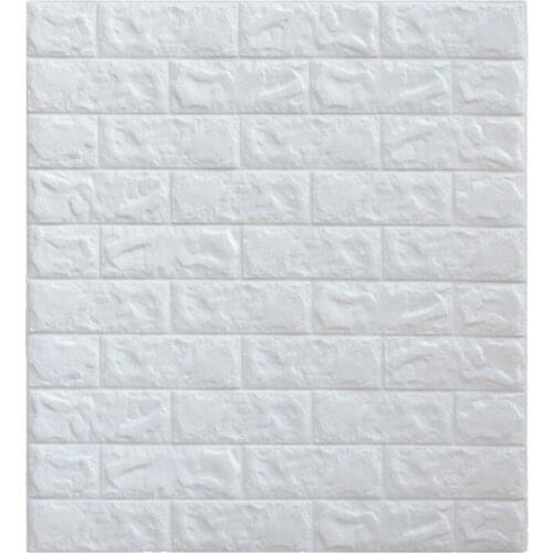 3D Wallpapers DIY Brick Wall Stickers Waterproof Sticker Wall Papers Decor Home Kids Room Bedroom PE Self-Adhesive Wallpaper