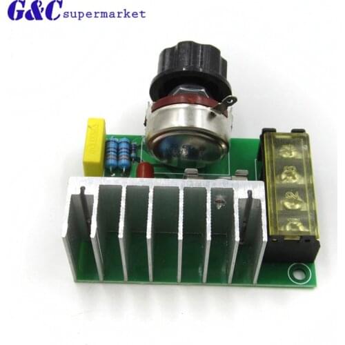 4000W AC 220V SCR Voltage Regulator Mayitr Adjustable Power Supply Board Speed Control Dimmer for Brush Motor Electric Iron