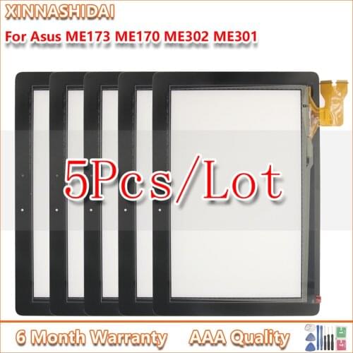 5PCS/LOT For Asus MeMO Pad 7 ME173 ME170 Touch Screen MeMO Pad FHD 10 ME302 ME301 Touch Screen Digitizer Glass Sensor Tablet Pc